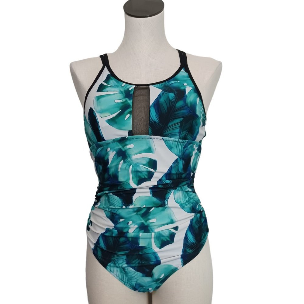 Cupshe Leaf Print One Pieceโ Swimsuit